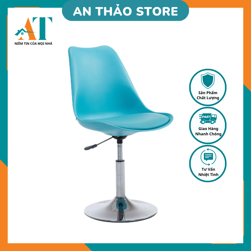 Ghế Eames - Ghế Cafe Chân Thủy Lực