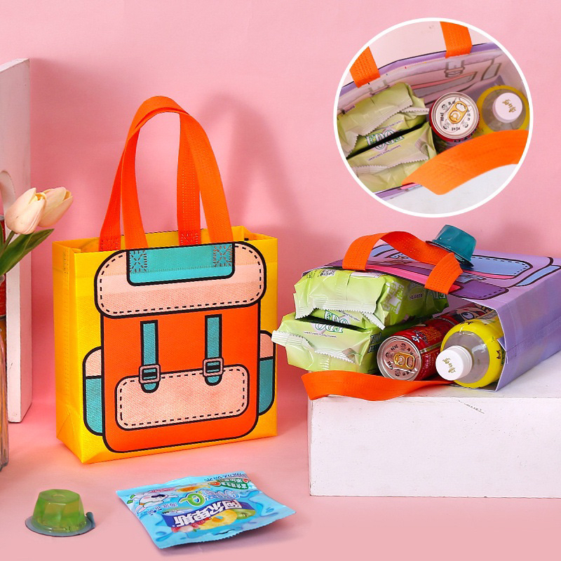 Túi Đựng Quà Sinh Nhật Mẫu Giáo Dễ Thương Xinh Xắn | Túi Xách tote Cho Nữ | Túi Đựng Đồ Ăn Vặt