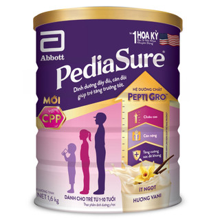 Sữa PediaSure 1.6kg hương vani (ít ngọt)