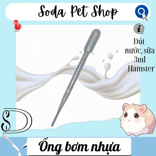 Ống bơm sữa nhựa 3ml cho hamster
