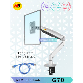 G70 f100a arm màn hình, giá treo màn hìnhm tay đỡ màn hình máy tính, giá đỡ màn hình, arm monitor nb f80