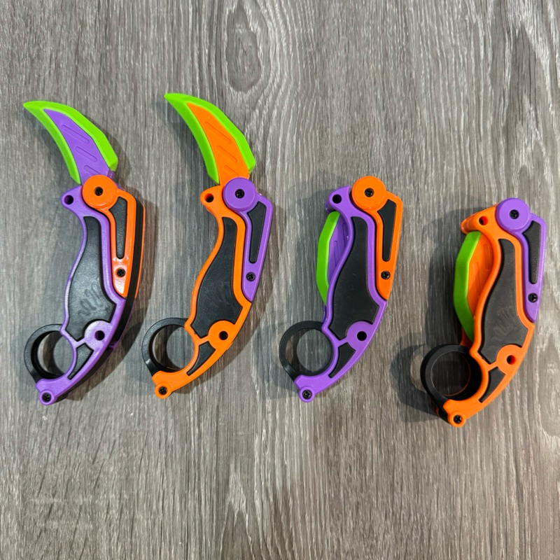 Đồ Chơi Dao Cà Rốt mini đồ chơi Trọng lực Dao Móc Karambit in 3D Dao vuốt in 3D Giảm Stress Quà tặng