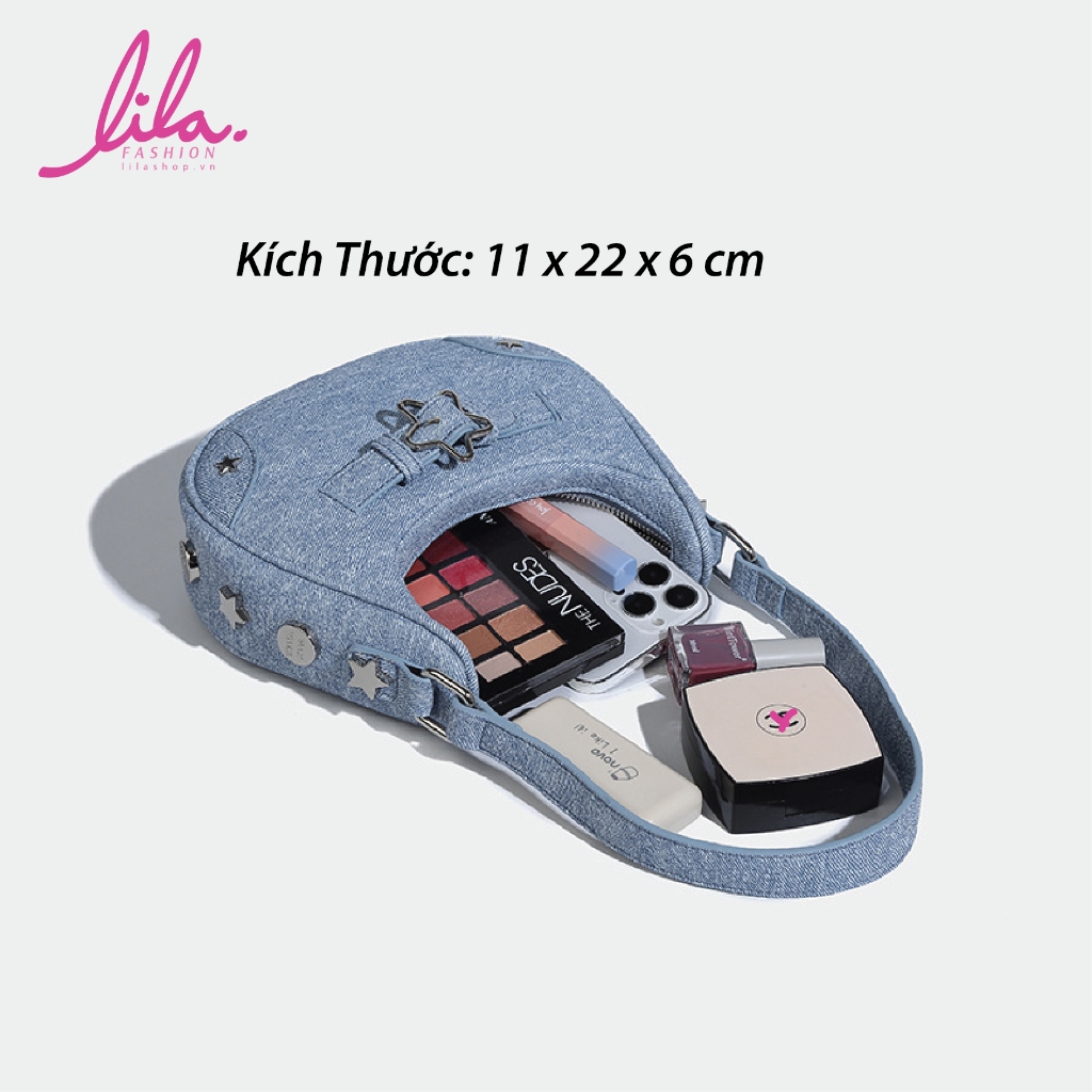 Túi Xách Nữ Thời Trang, Túi Đeo Vai Nữ Ngôi Sao Phong Cách Retro Lila188
