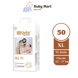 Tã Quần Mijuku Công nghệ Nhật bản ôm sát thấm hút thông thoáng Size XL / XXL / XXXL / 4XL / 5XL