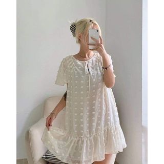 V1139 - Đầm voan trắng éppppp 21