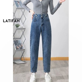 Quần baggy jeans nữ LATIFAH form rộng 2 bách nhọn QD015 ulzzang phong cách hàn quốc