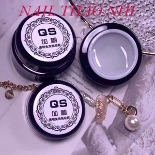 Gel Thủy Tinh QS hũ 60g, Siêu Đặc Làm Móng Chính Hãng NAIL THAO NHI