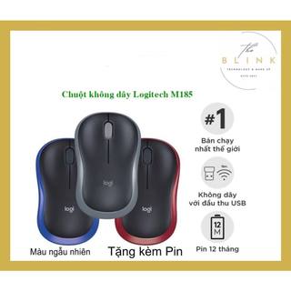 Chuột không dây Logitech Laser M185, Hàng Nhập Khẩu , Bảo Hành 12 Tháng, chuột máy tính, mouse không dây Logitech