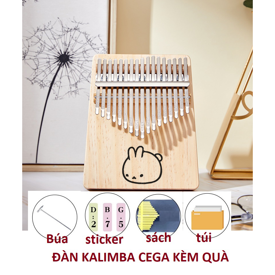 [MUA 1 ĐƯỢC 5] Đàn kalimba gỗ giá rẻ cho bạn mới bắt đầu -Guitar PC hàng chính hãng GP012