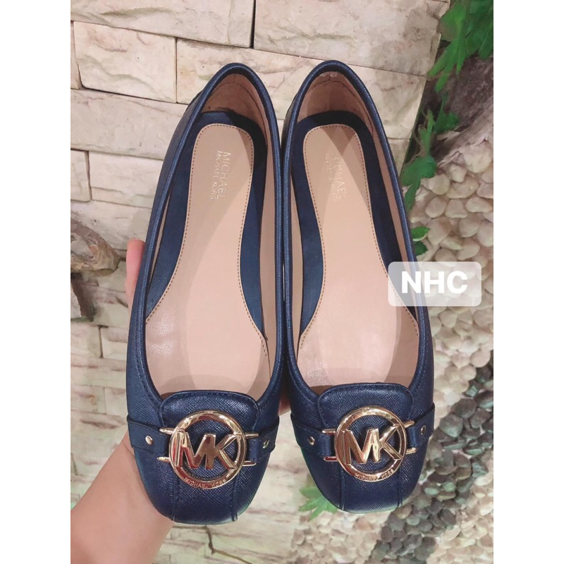 Giày Búp Bê Michael  Kors Màu Xanh Navy