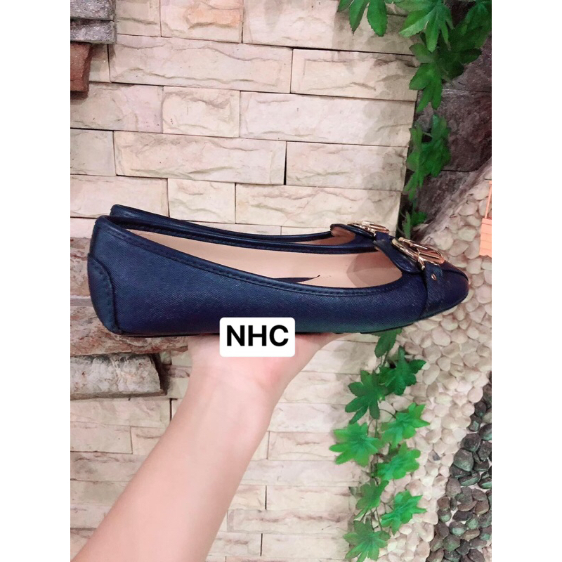 Giày Búp Bê Michael  Kors Màu Xanh Navy