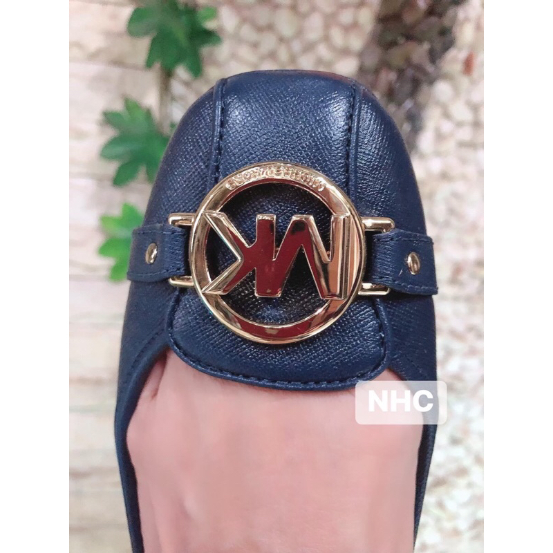 Giày Búp Bê Michael  Kors Màu Xanh Navy