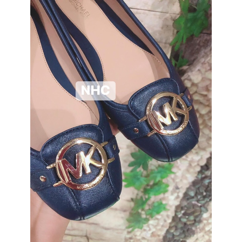 Giày Búp Bê Michael  Kors Màu Xanh Navy