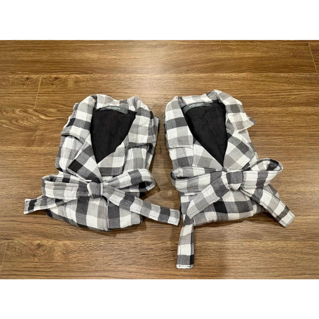 ÁO CHOÀNG TẮM CAO CẤP COTTON MỀM MỊN
