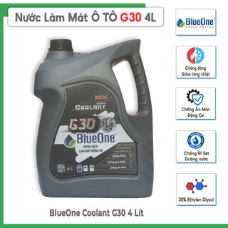 Nước làm mát động cơ ô tô g30 4l blueone coolant