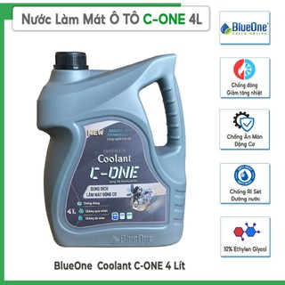 Nước làm mát động cơ ô tô 4l c-one blueone coolant g10