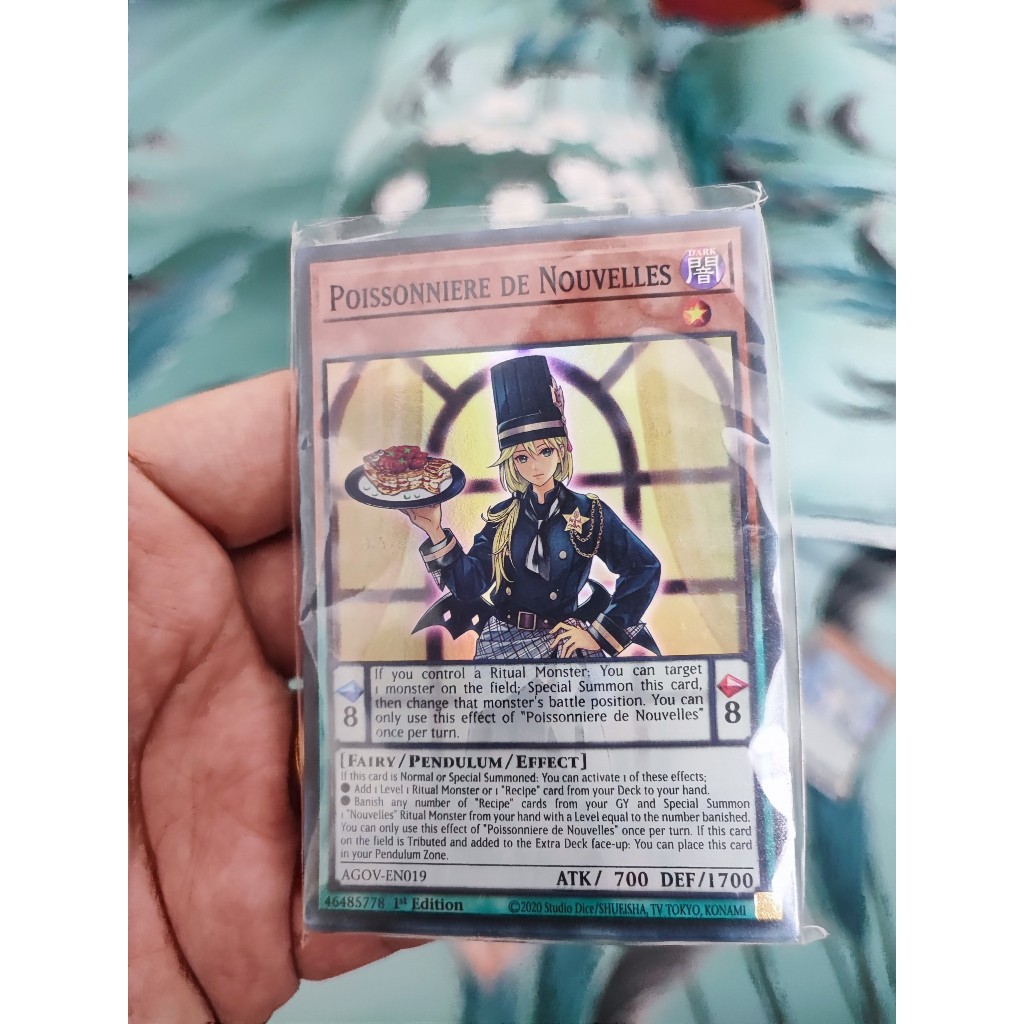 1 lá thẻ bài Poissonniere de Nouvelles - AGOV-EN019 - Super Rare 1st Edition
