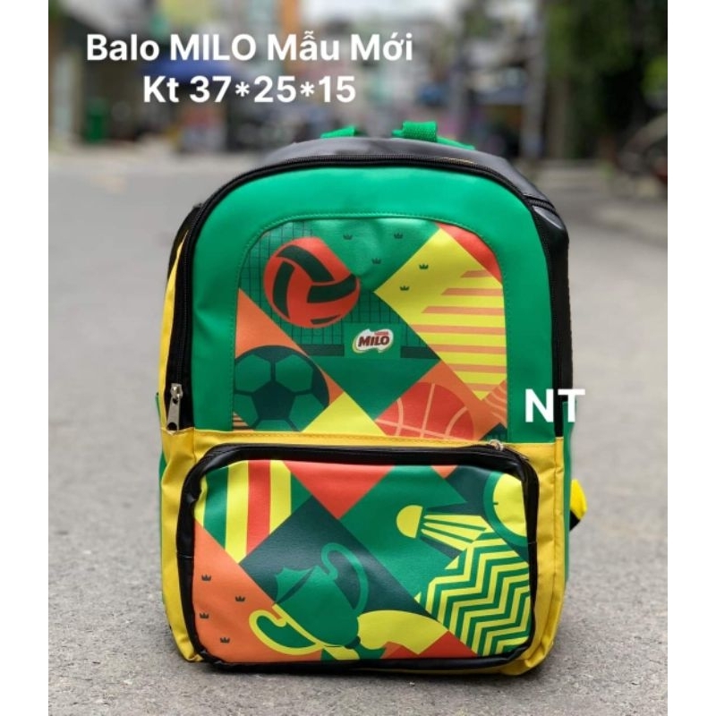 Balo Milo chất da cho bé tiểu học