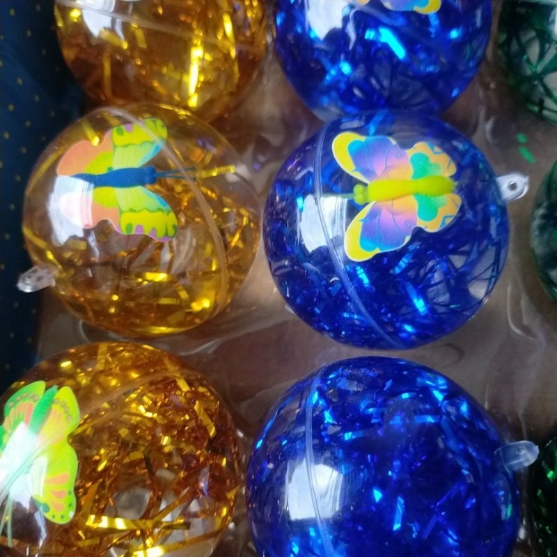 Hộp 12 quả bóng nảy Kim tuyến phát sáng