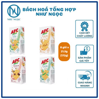 Bánh Quy Cracker AFC Dinh Dưỡng Đủ Vị Hộp 172g - Bách Hóa Tổng Hợp Như Ngọc
