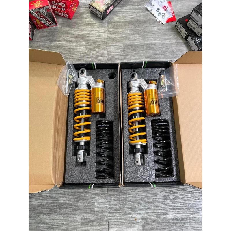 Phuộc XMX vario bình dầu trên