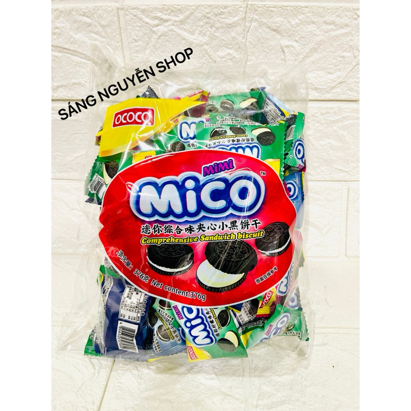 Bánh Quy Kẹp Kem Mico 376g