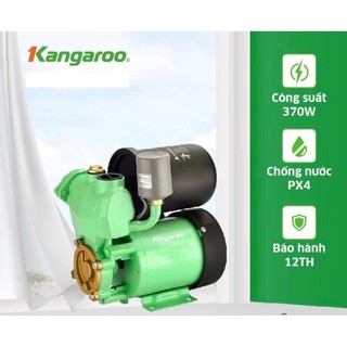 Máy bơm nước tăng áp Kangaroo KG 370A 370W Lắp tăng áp tổng từ bồn nước về cho tất cả các thiết bị trong gia đình