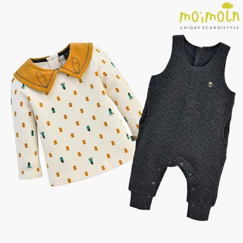 Set yếm và áo Moimoln hàng auth Used size 80