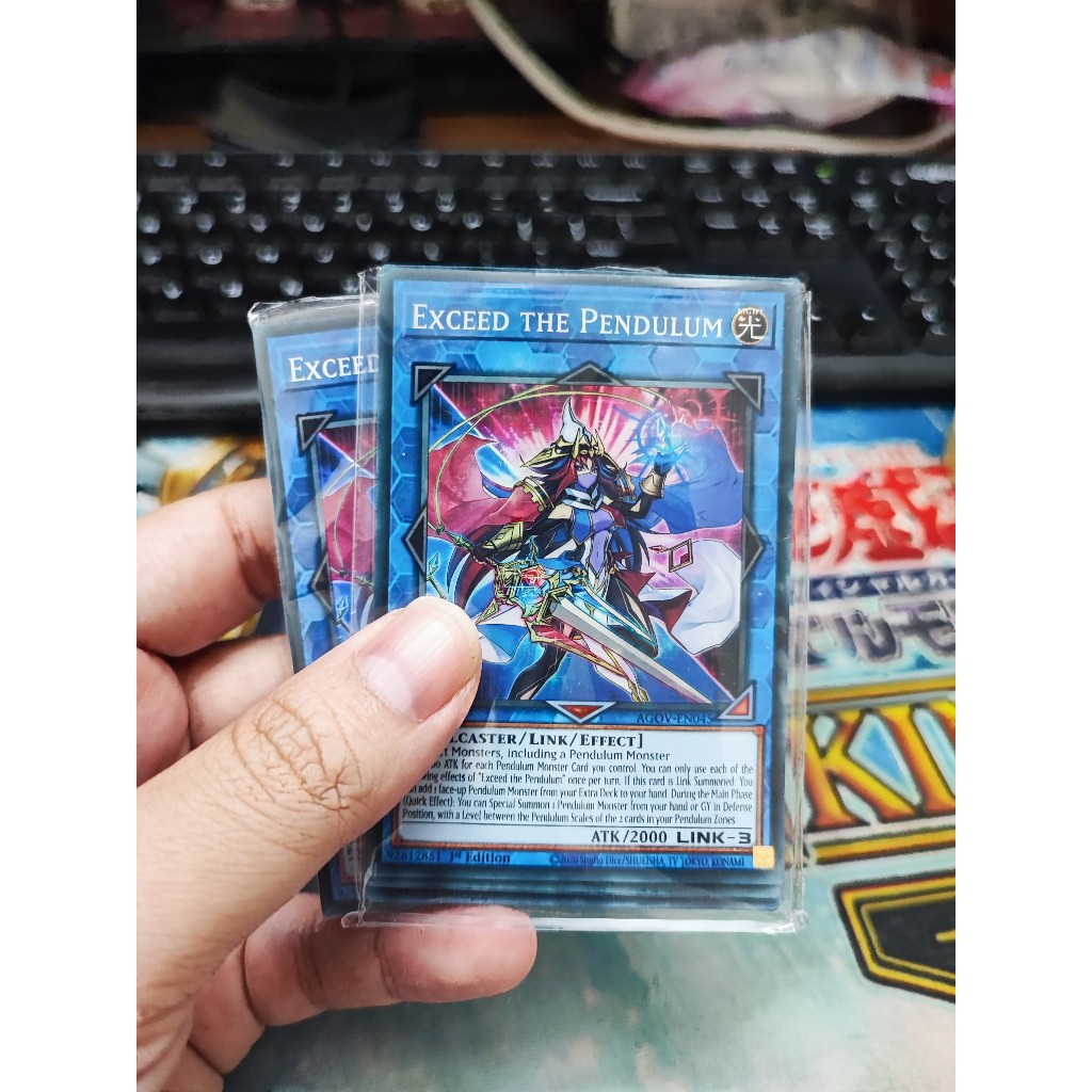 1 lá thẻ bài Exceed the Pendulum - AGOV-EN045 - Super Rare 1st Edition