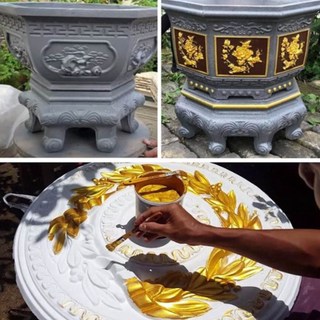 800g Sơn thơm nhũ Vàng (24k) lấp lánh