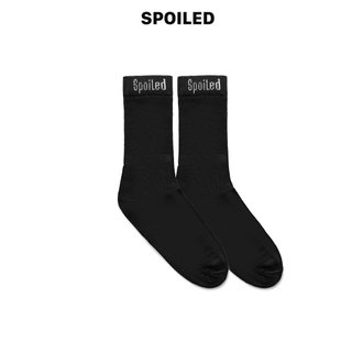 3 Đôi Tất Vớ Daily Spoiled Đen Chất liệu sợi PE Cao Cấp