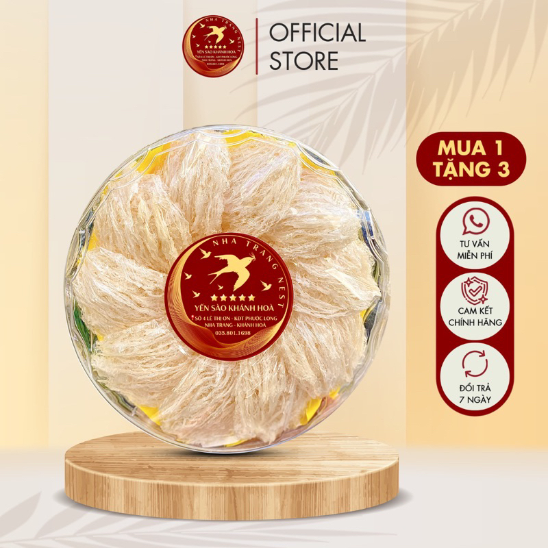 Tổ Yến Sợi Dài Tinh Chế Sạch Lông (Kèm Đồ Chưng) - NHA TRANG NEST - X.YS
