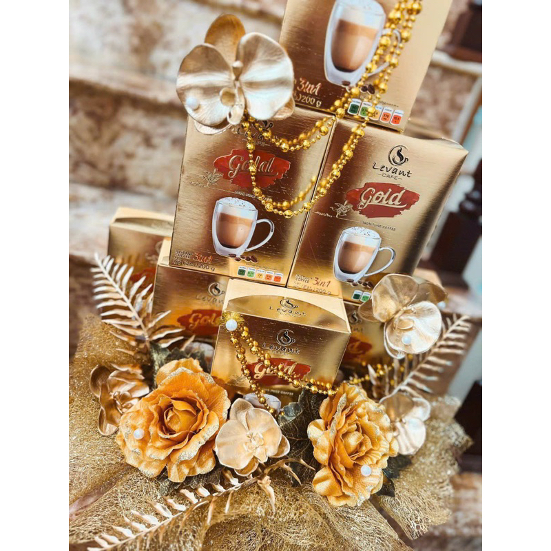 Cà Phê Hoà Tan Levant Gold Coffee 3in1 Việt Nam Hộp 200G