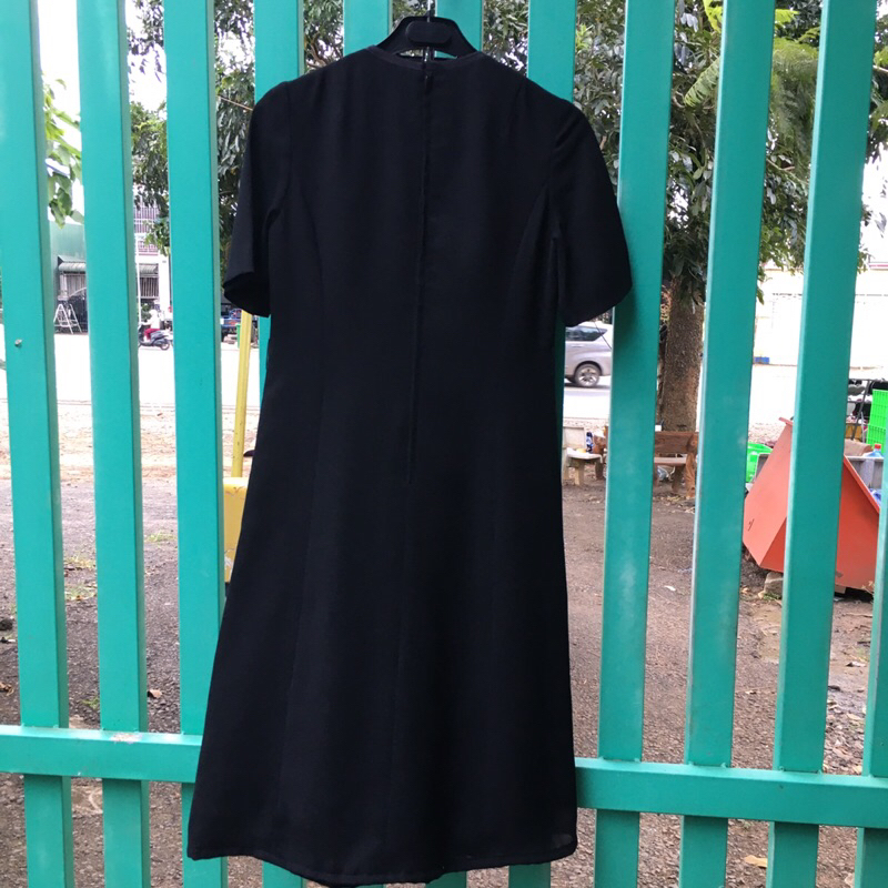 [S] Váy công sở NoBrand black dress