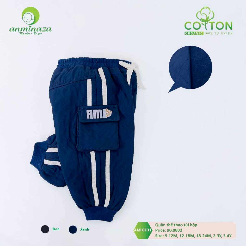 Quần dài chất nỉ bông cho bé trai, bé gái