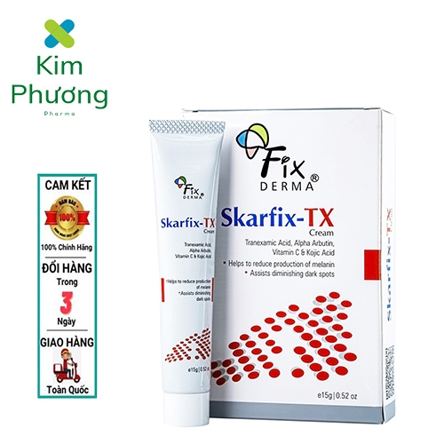 💯 Kem Dưỡng Da Mờ Thâm , Tàn Nhang Fixderma Skarfix-TX Cream 15gr