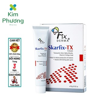 💯 kem dưỡng da mờ thâm , tàn nhang fixderma skarfix-tx cream 15gr