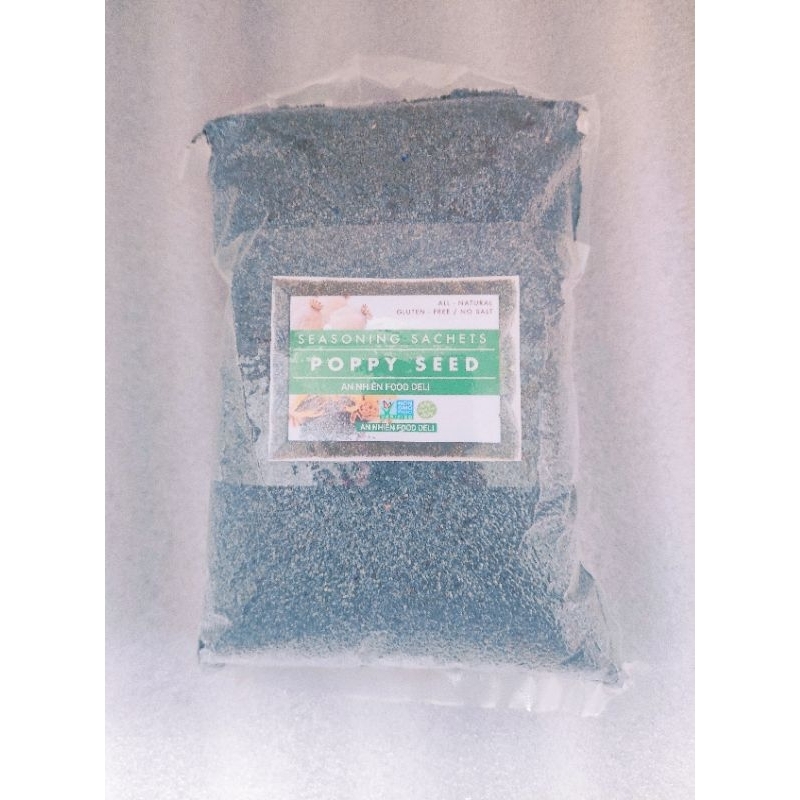 Hạt Poppy Seed HUYHO FOOD Túi 1KG