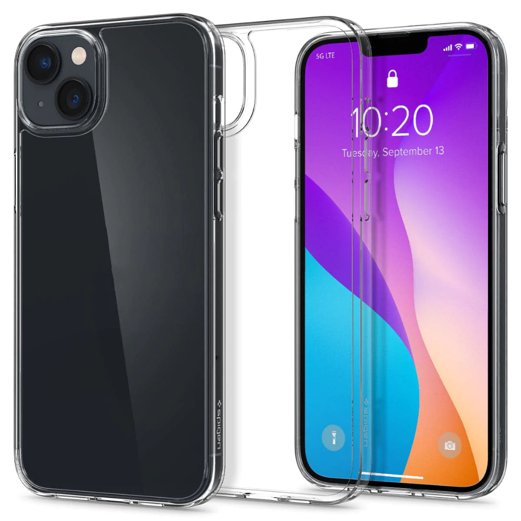 ỐP LƯNG I_PHONE 14, 15 Plus SPIGEN ULTRA HYBRID CRYSTAL CLEAR – ACS04894