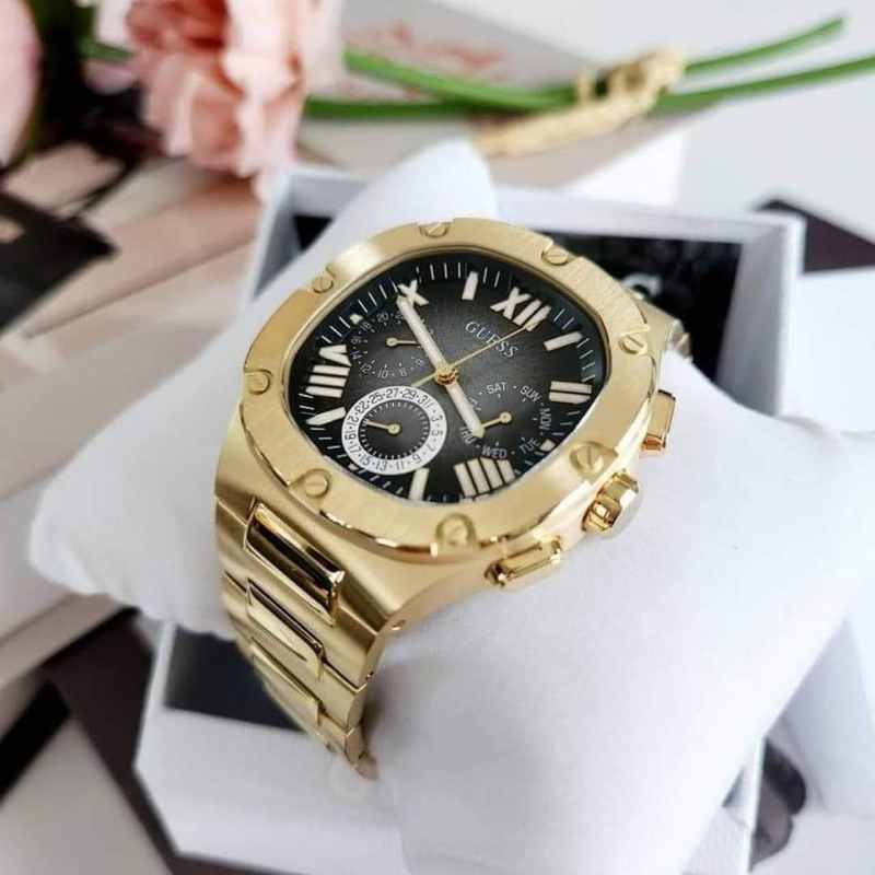 Đồng hồ nam Guess GW0572G2 mặt vuông siz 42mm chính hãng