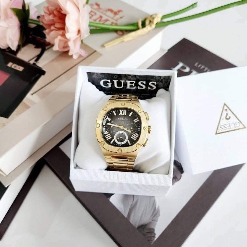 Đồng hồ nam Guess GW0572G2 mặt vuông siz 42mm chính hãng