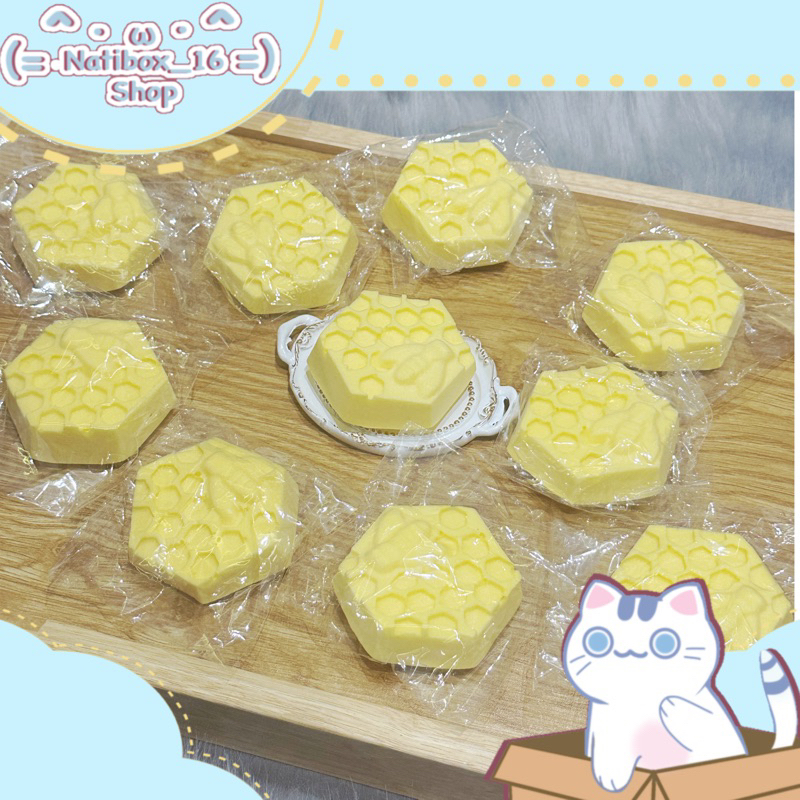 Squishy mini chất bơ bánh tổ ong mềm chậm tăng