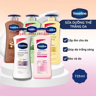 Kem Dưỡng Thể Trắng Da Vaseline 725ml