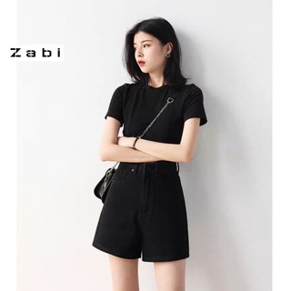 Quần đùi ngố kaki trơn ZABI ulzzang phong cách hàn quốc đơn giãn dễ phối đồ QS025