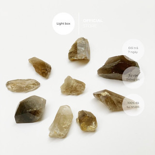 Đá Thanh Tẩy SMOKY QUARTZ thô - thanh tẩy, thiền định, cân bằng, tích cực