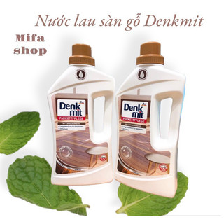Nước lau sàn gỗ chuyên dụng Denkmit chai lớn 1000ml bảo vệ sàn gỗ hàng Đức 🇩🇪