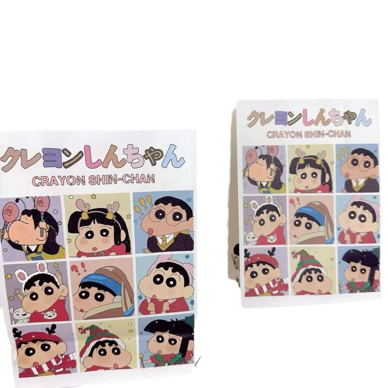 Túi giấy túi quà tặng hình Shin chan Cậu bé bút chì Doraemon 15x23x8
