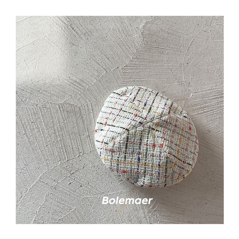 Mũ nồi dạ tweet nhiều họa tiết cho bé gái lớn