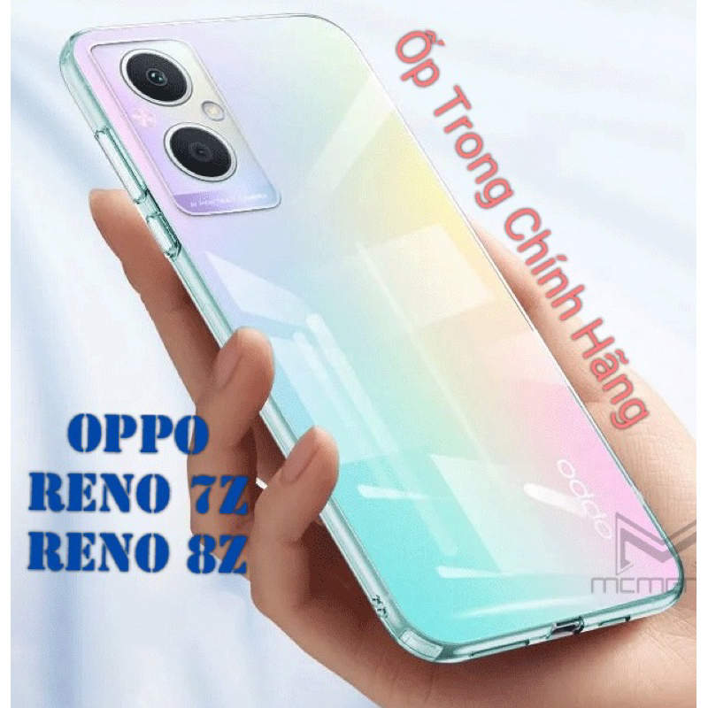 Ốp Lưng Oppo Reno 7Z 5G / Reno 8Z 5G Nhựa Dẻo Trong Cao Cấp Chính Hãng Diliana