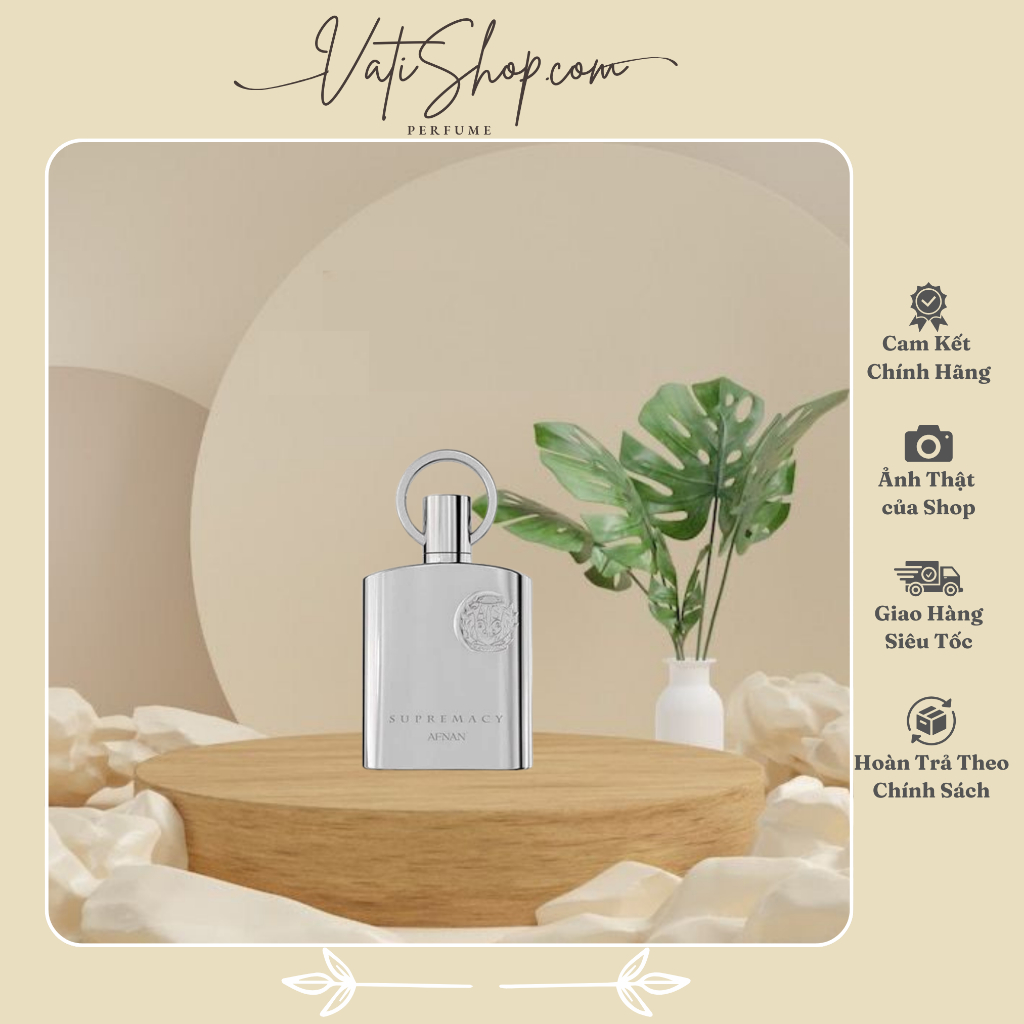 ( Chính Hãng ) Afnan Supremacy Silver EDP - Nước Hoa Nam